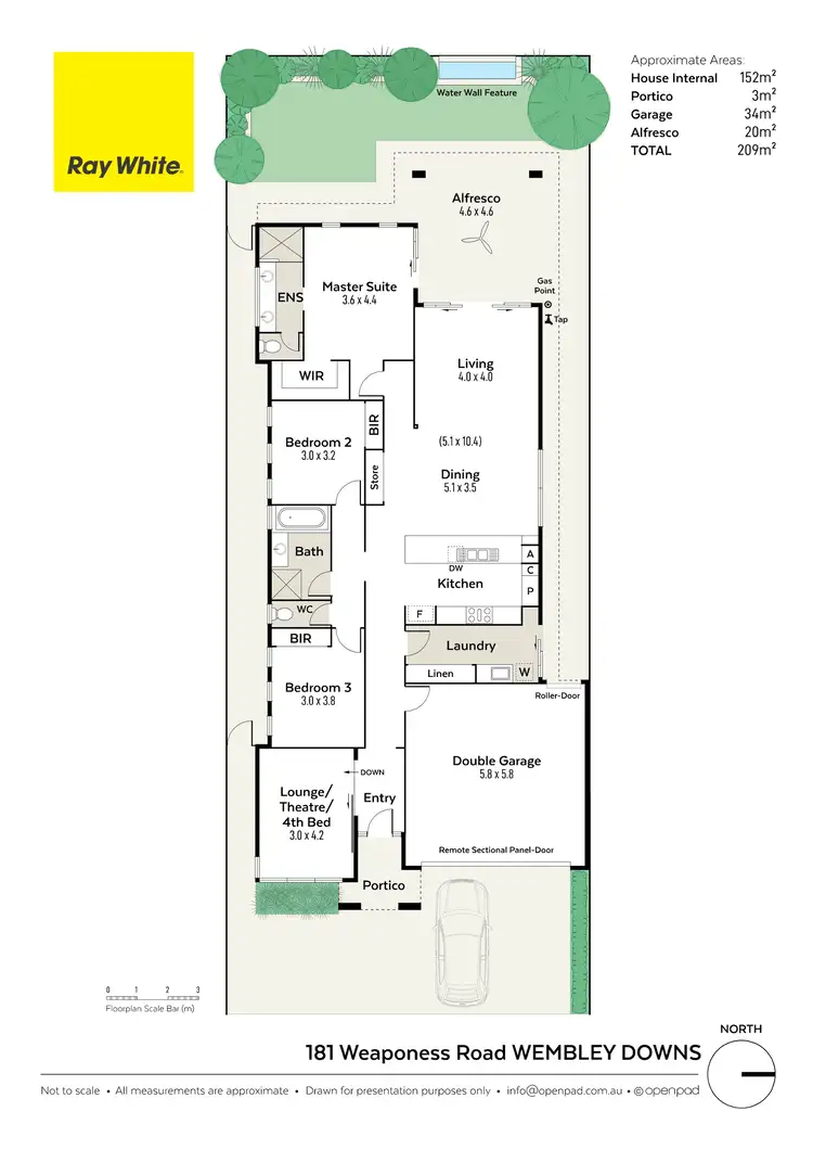 Floorplan of Homely house listing, 181 Weaponess Road, Wembley Downs WA 6019