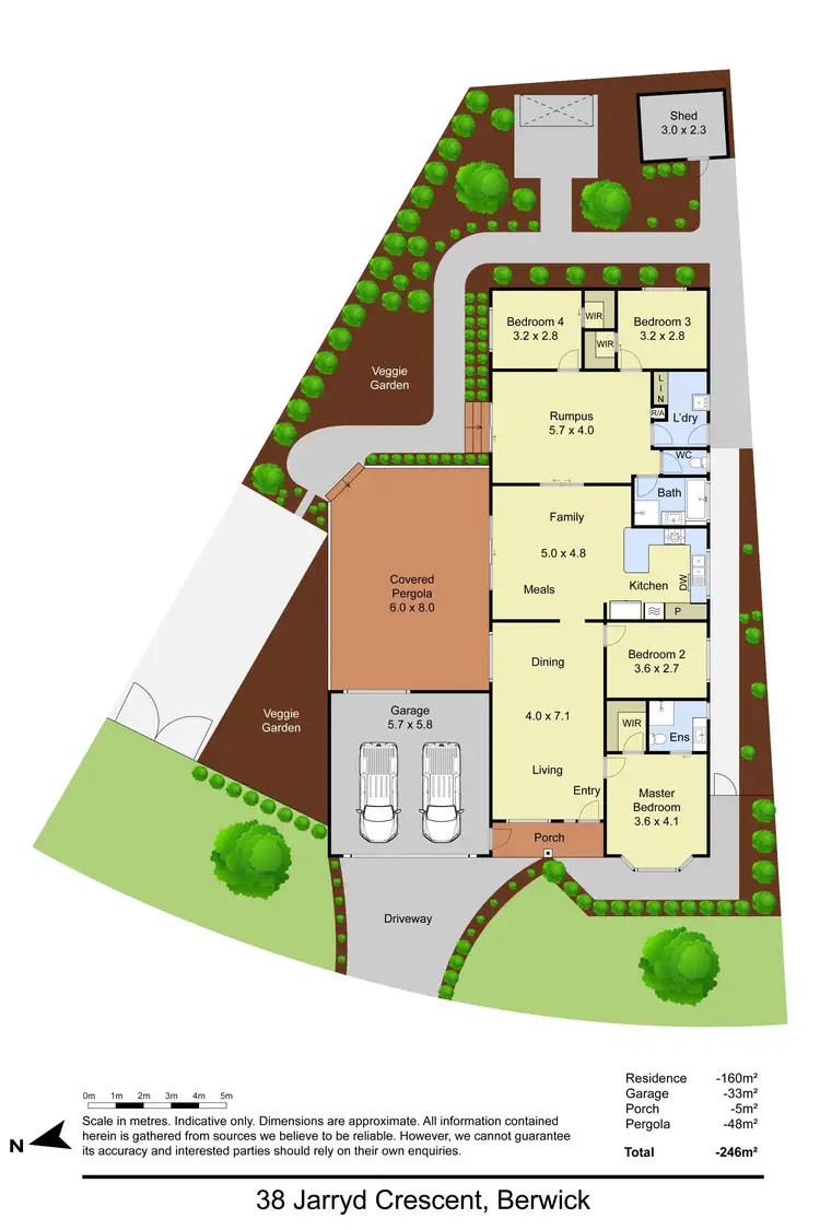 Floorplan of Homely house listing, 38 Jarryd Crescent, Berwick VIC 3806
