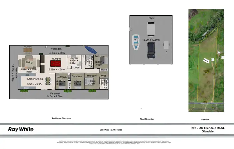 Floorplan of Homely house listing, 293-297 Glendale Road, Glendale QLD 4711