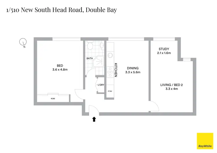 Floorplan of Homely apartment listing, 1/508-510 New South Head Road, Double Bay NSW 2028