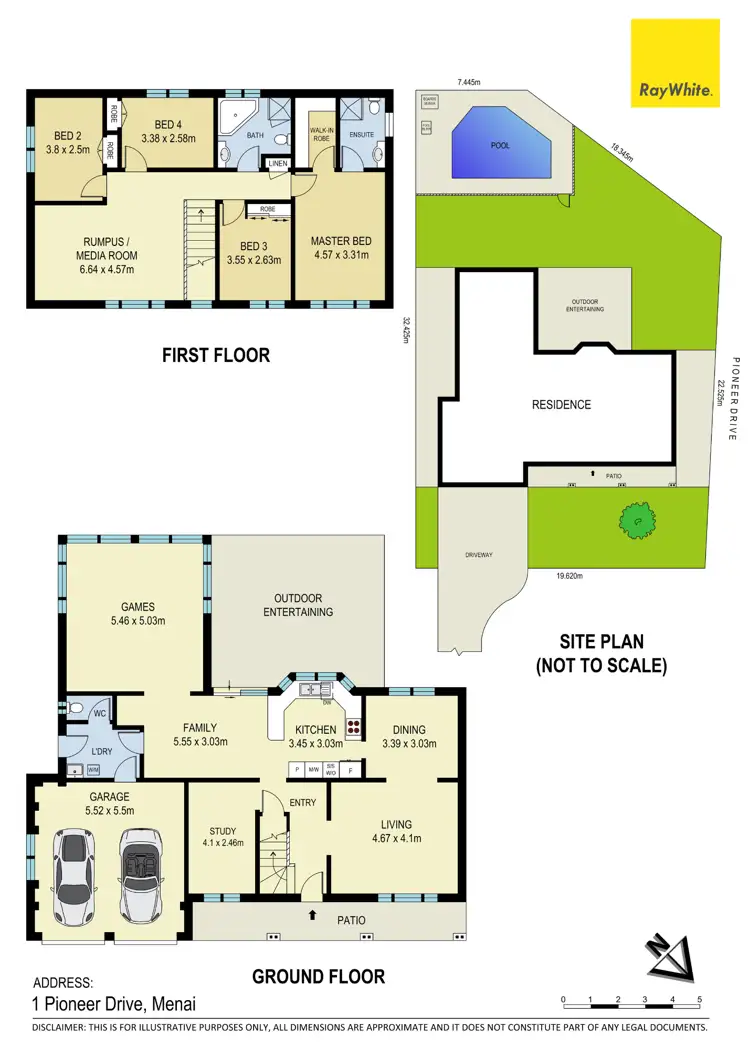 Floorplan of Homely house listing, 1 Pioneer Drive, Menai NSW 2234