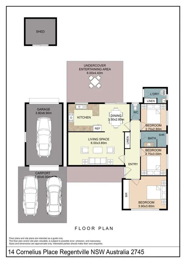 Floorplan of Homely house listing, 14 Cornelius Place, Regentville NSW 2745