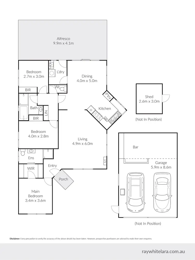 Floorplan of Homely house listing, 13 Sherwood Grove, Lara VIC 3212