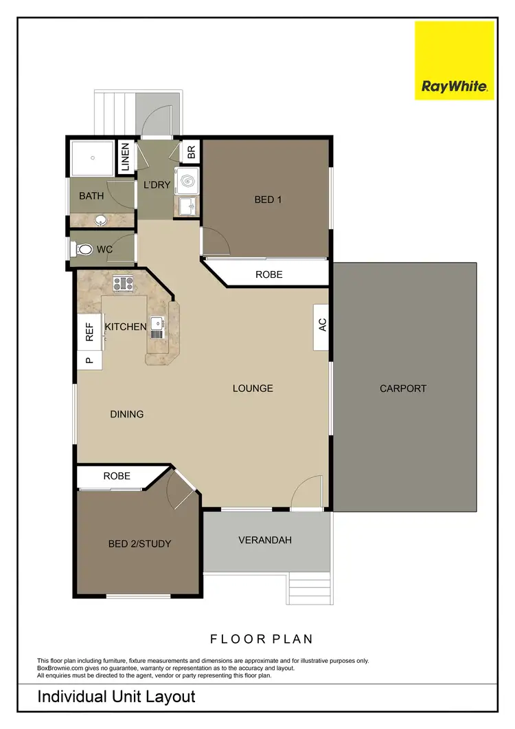 Floorplan of Homely block of units listing, 34 Spencer Street, Roma QLD 4455