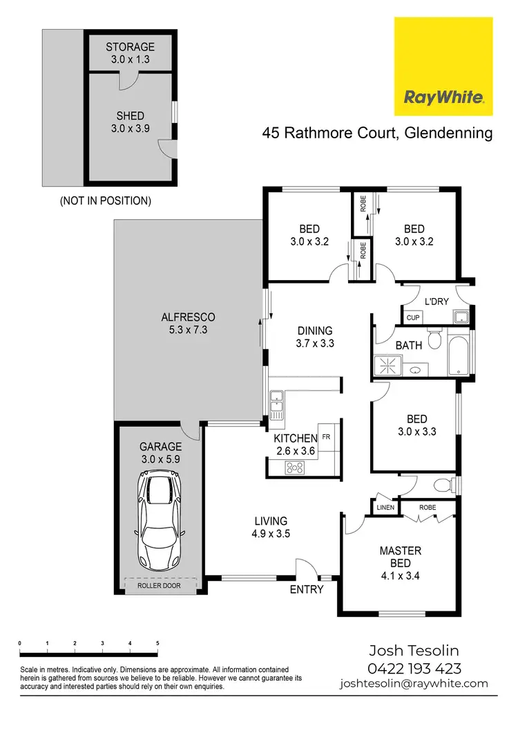 Floorplan of Homely house listing, 45 Rathmore Circuit, Glendenning NSW 2761