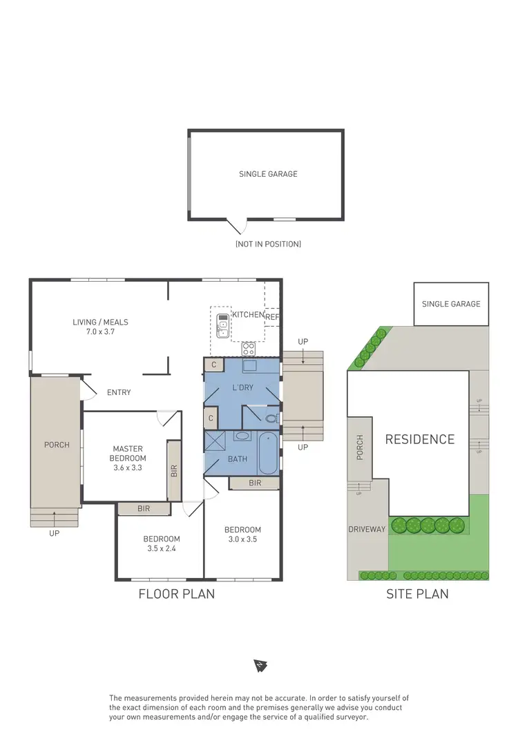 Floorplan of Homely house listing, 1/61 High Street, Werribee VIC 3030