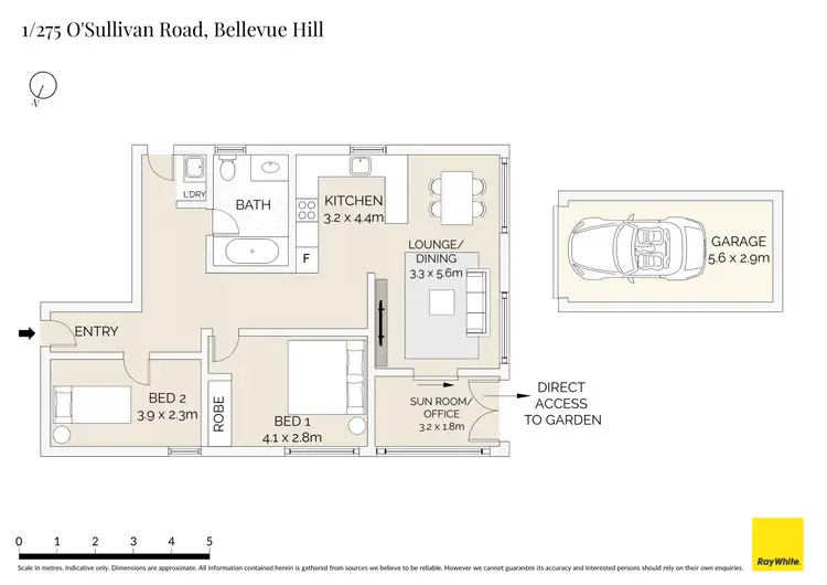Floorplan of Homely apartment listing, 1/275 O'Sullivan Road, Bellevue Hill NSW 2023