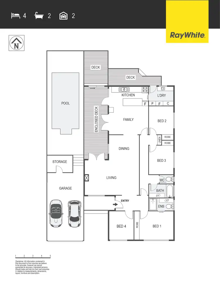 Floorplan of Homely house listing, 8 Strehlow Place, Flynn ACT 2615