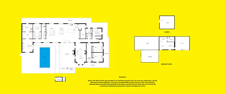 Floorplan of Homely house listing, 970 Irymple Avenue, Irymple VIC 3498