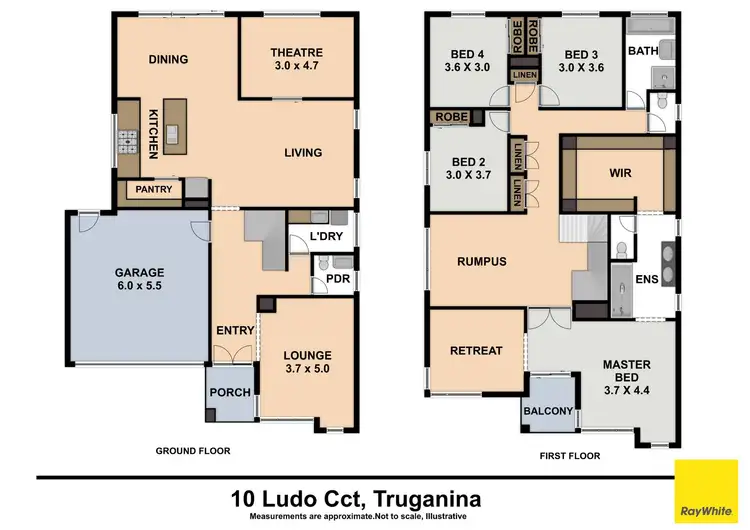 Floorplan of Homely house listing, 10 Ludo Circuit, Truganina VIC 3029