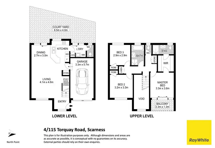Floorplan of Homely townhouse listing, 4/115 Torquay Road, Scarness QLD 4655