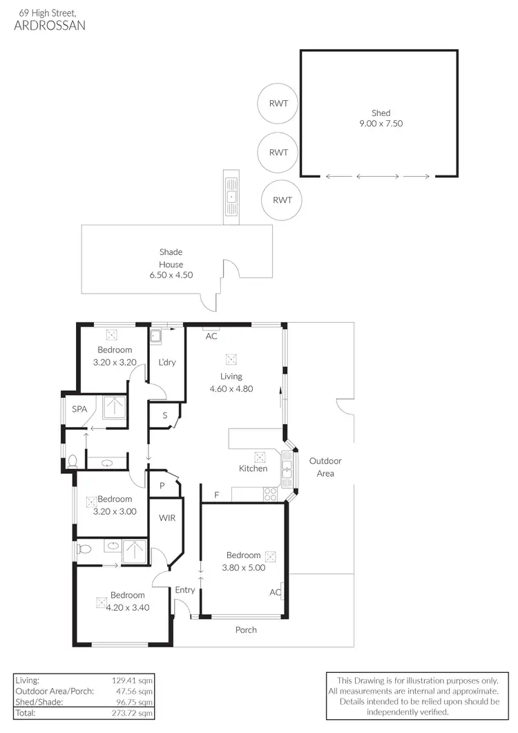 Floorplan of Homely house listing, 69 High Street, Ardrossan SA 5571