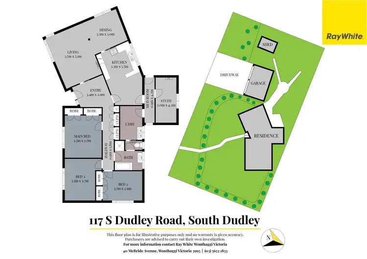 Floorplan of Homely house listing, 117 - 119 South Dudley Road, South Dudley VIC 3995