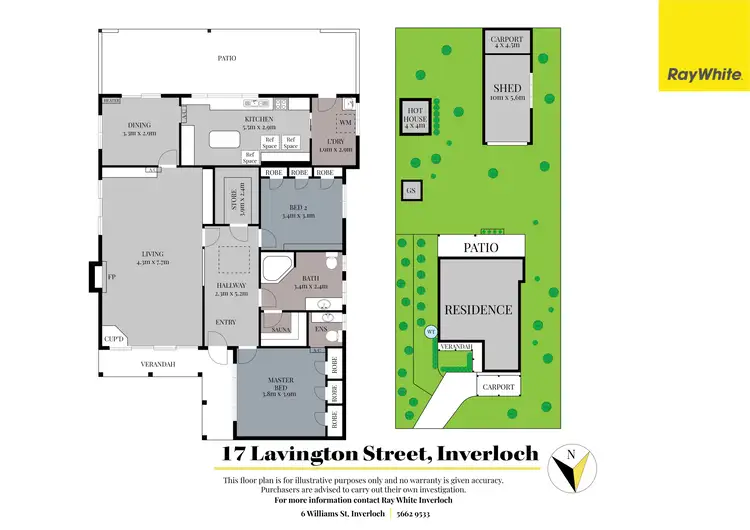 Floorplan of Homely house listing, 17 Lavington Street, Inverloch VIC 3996