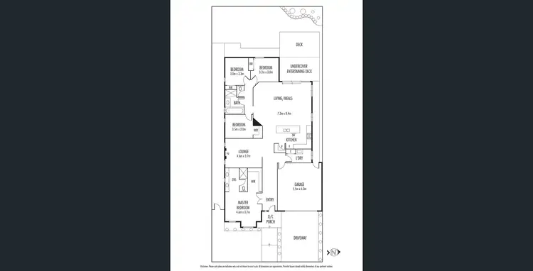 Floorplan of Homely house listing, 10 Fleur Way, Truganina VIC 3029