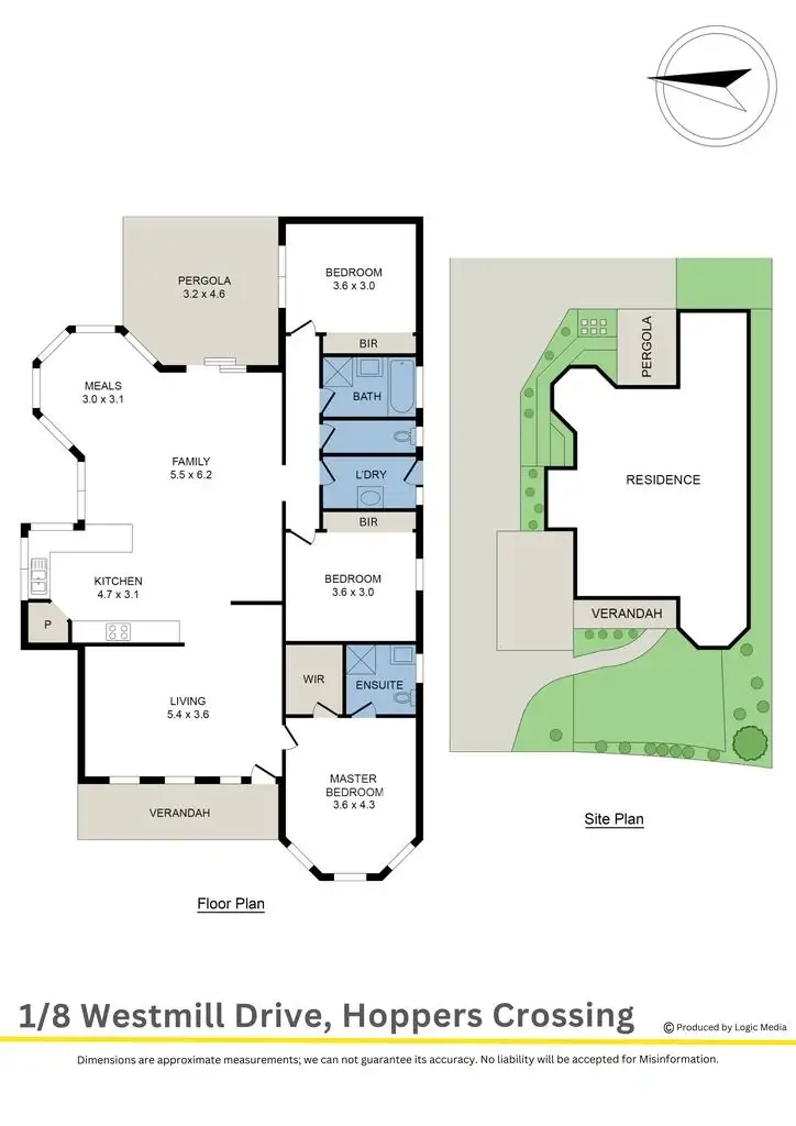 Floorplan of Homely house listing, 1/8 Westmill Drive, Hoppers Crossing VIC 3029