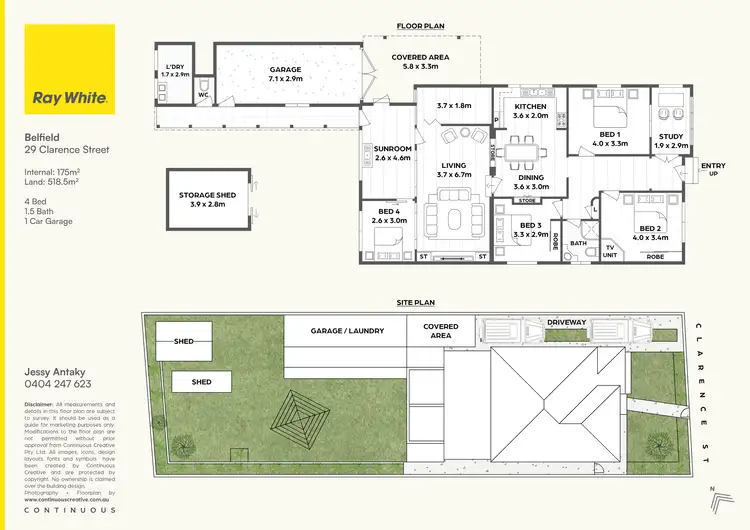 Floorplan of Homely house listing, 29 Clarence Street, Belfield NSW 2191