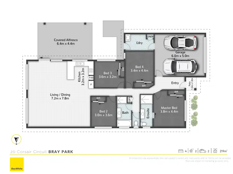 Floorplan of Homely house listing, 20 Corsair Circuit, Bray Park QLD 4500