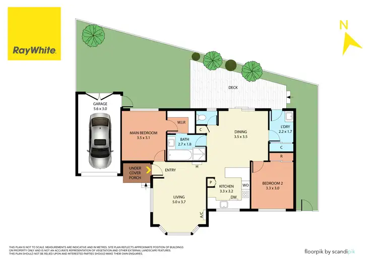 Floorplan of Homely unit listing, 23/12-22 Cutts Avenue, Croydon VIC 3136