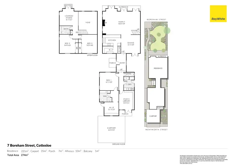 Floorplan of Homely house listing, 7 Boreham Street, Cottesloe WA 6011