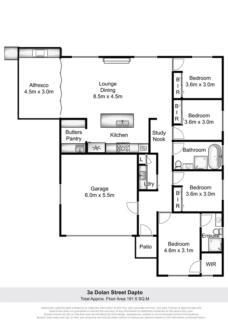 Floorplan of Homely house listing, 3A Dolan Street, Dapto NSW 2530