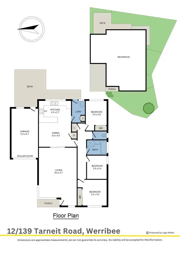 Floorplan of Homely unit listing, 12/139 Tarneit Road, Werribee VIC 3030