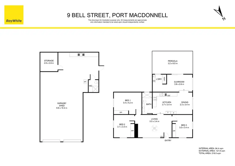 Floorplan of Homely house listing, 9 Bell Street, Port Macdonnell SA 5291