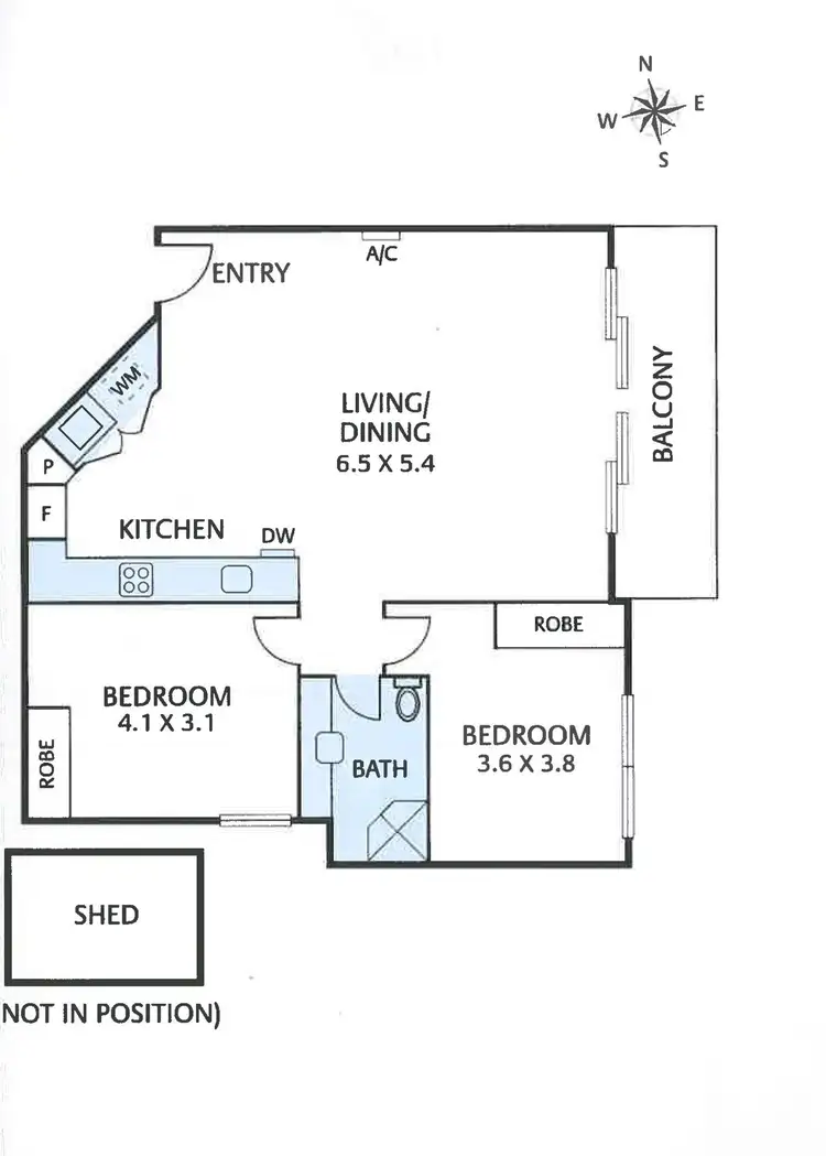 Floorplan of Homely apartment listing, 17/2 Cyril Street, Box Hill South VIC 3128