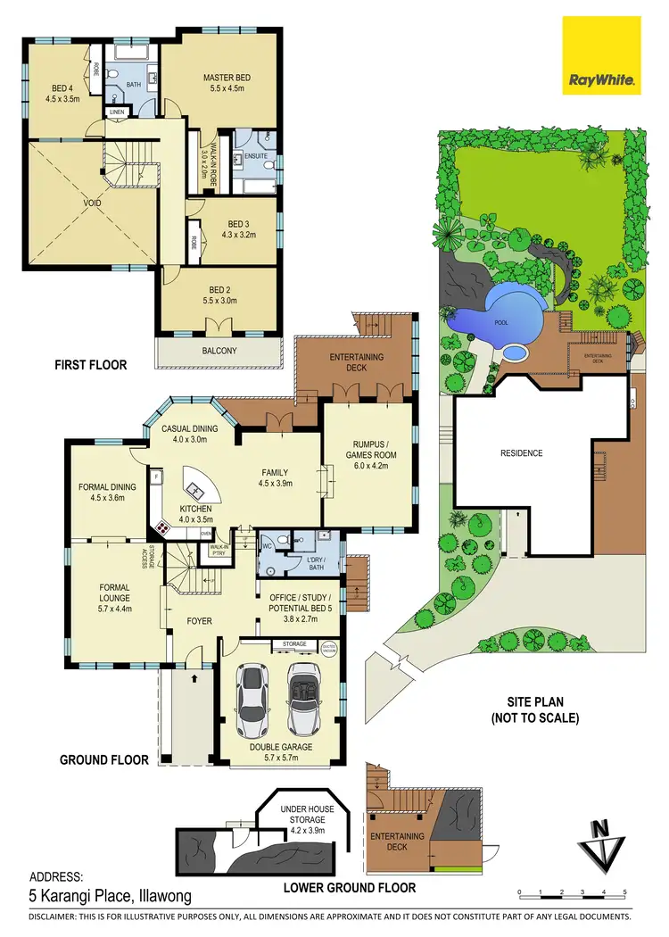 Floorplan of Homely house listing, 5 Karangi Place, Illawong NSW 2234