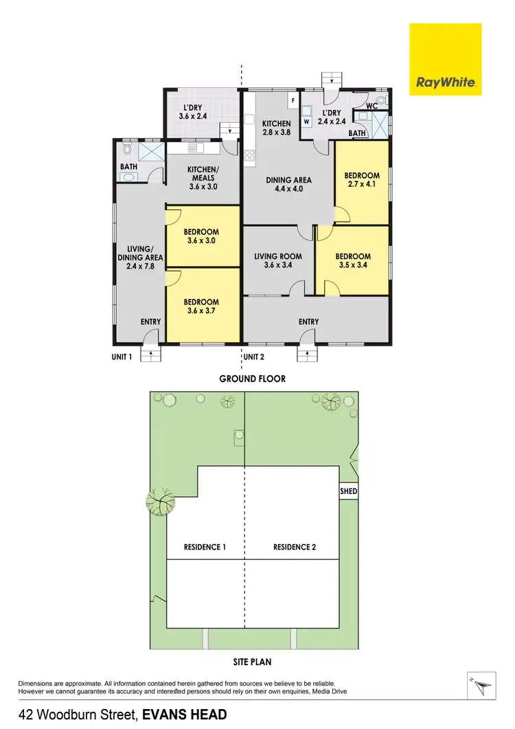 Floorplan of Homely house listing, 42 Woodburn Street, Evans Head NSW 2473