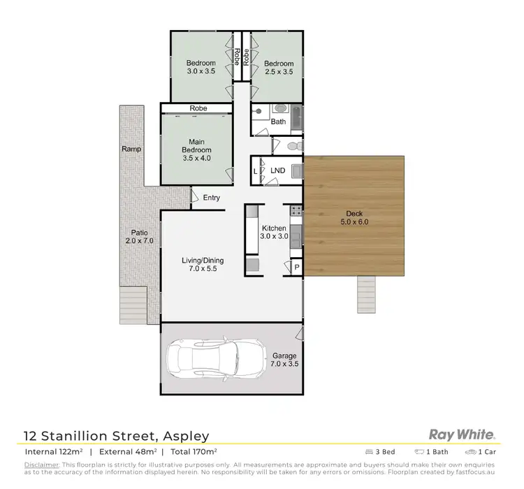 Floorplan of Homely house listing, 12 Stanillon Street, Aspley QLD 4034