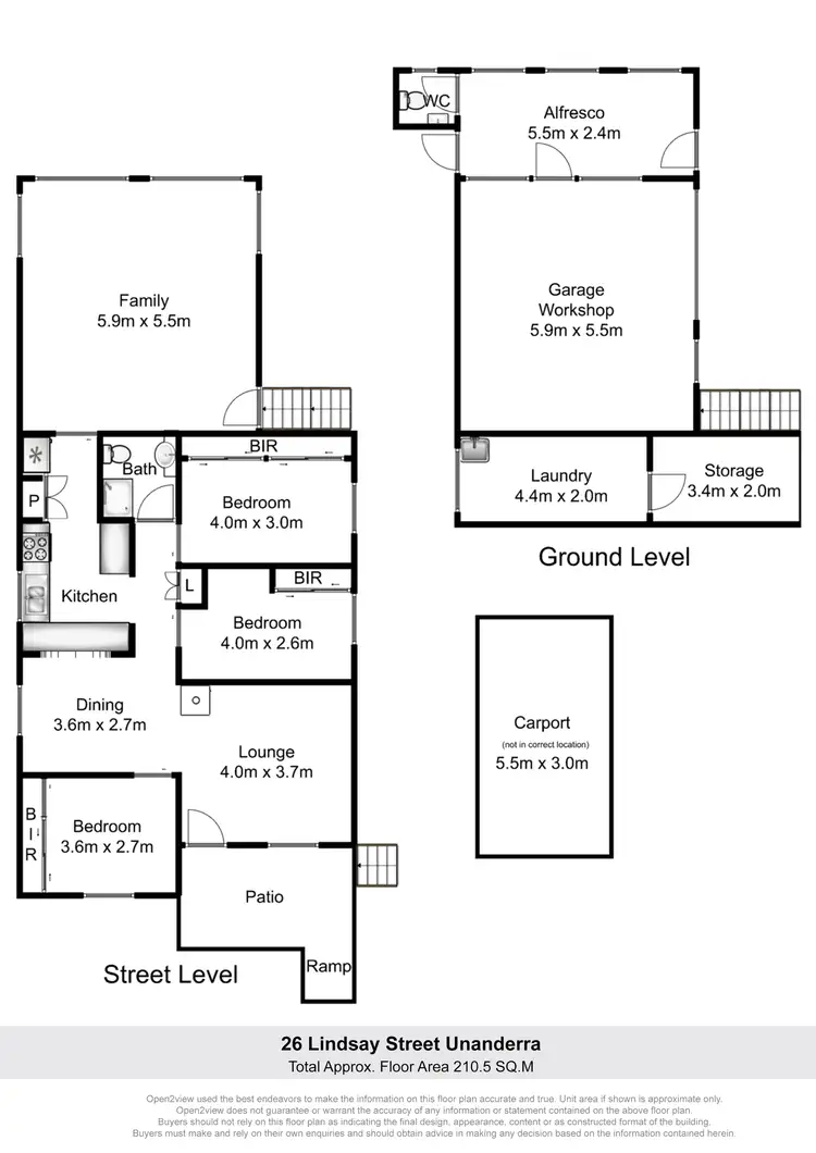 Floorplan of Homely house listing, 26 Lindsay Street, Unanderra NSW 2526