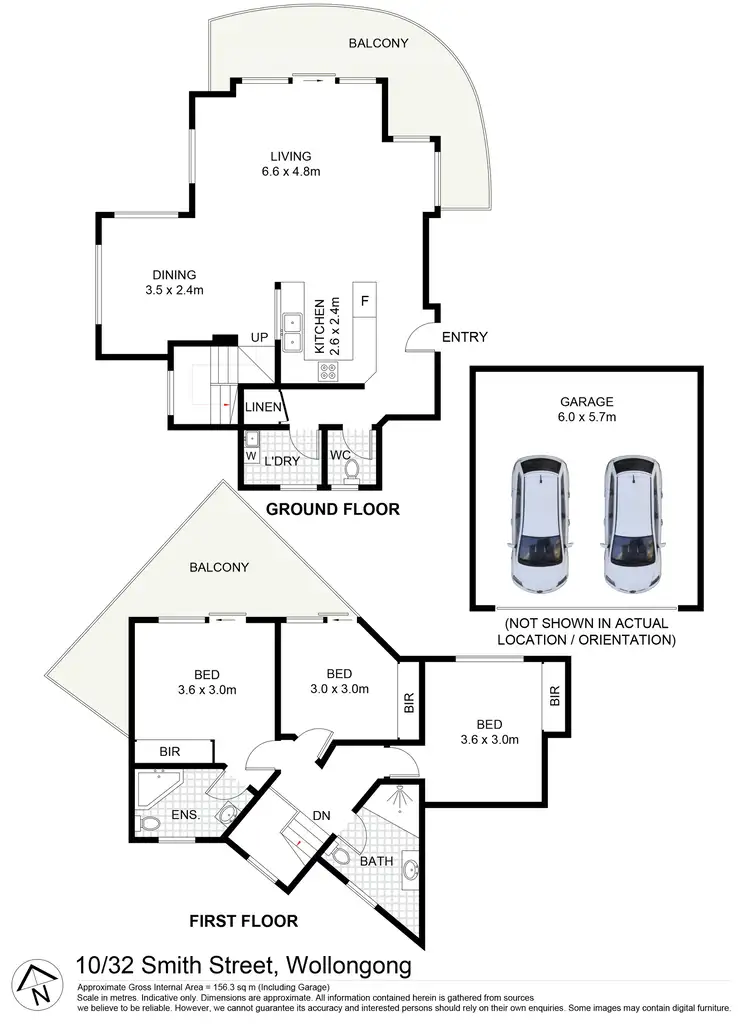 Floorplan of Homely apartment listing, 10/32 Smith Street, Wollongong NSW 2500