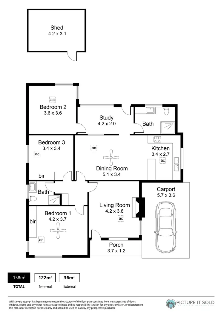 Floorplan of Homely house listing, 8 Anson Avenue, Clapham SA 5062