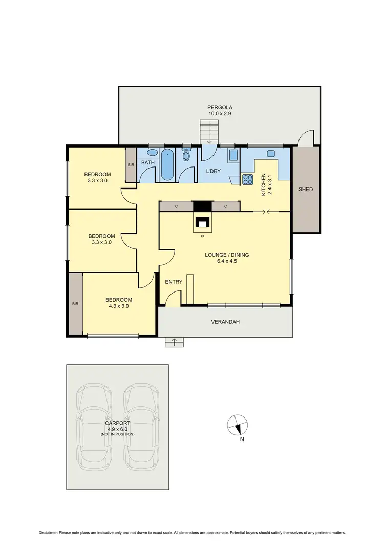 Floorplan of Homely house listing, 49 Cuthbert Street, Broadmeadows VIC 3047