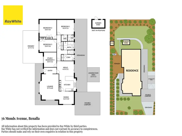 Floorplan of Homely house listing, 76 Monds Avenue, Benalla VIC 3672