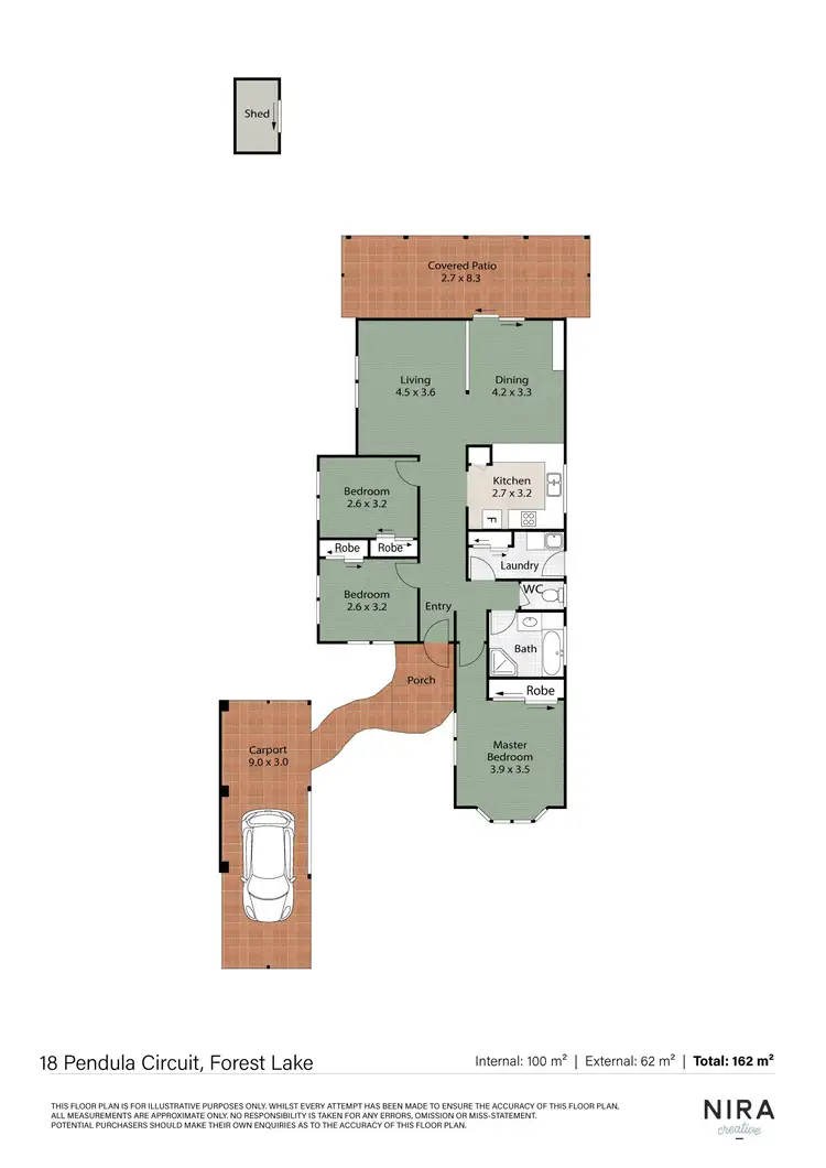 Floorplan of Homely house listing, 18 Pendula Circuit, Forest Lake QLD 4078