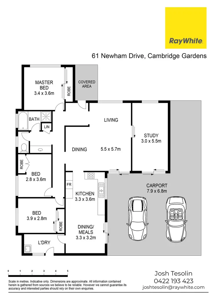 Floorplan of Homely house listing, 61 Newham Drive, Cambridge Gardens NSW 2747
