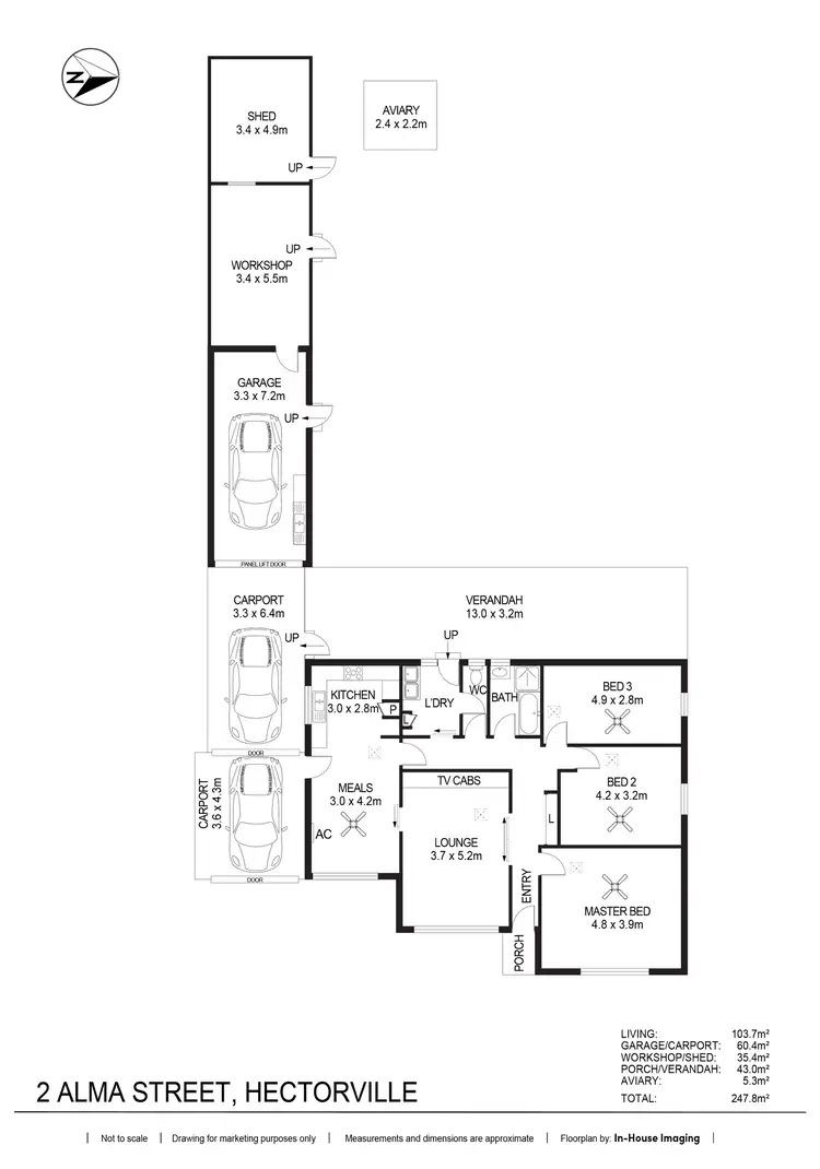 Floorplan of Homely house listing, 2 Alma Street, Hectorville SA 5073