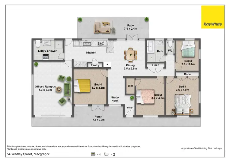 Floorplan of Homely house listing, 54 Wadley Street, Macgregor QLD 4109