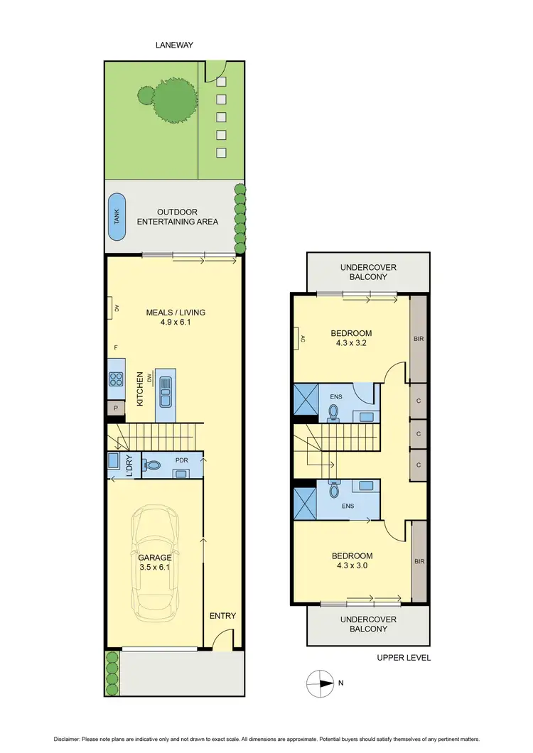 Floorplan of Homely townhouse listing, 5 Copper Lane, Hadfield VIC 3046
