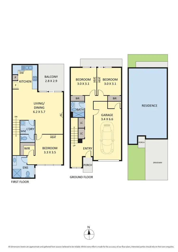 Floorplan of Homely townhouse listing, 9 Cassette Street, Kalkallo VIC 3064