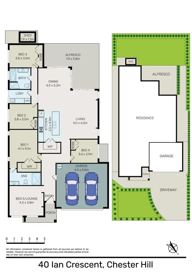 Floorplan of Homely house listing, 40 Ian Crescent, Chester Hill NSW 2162