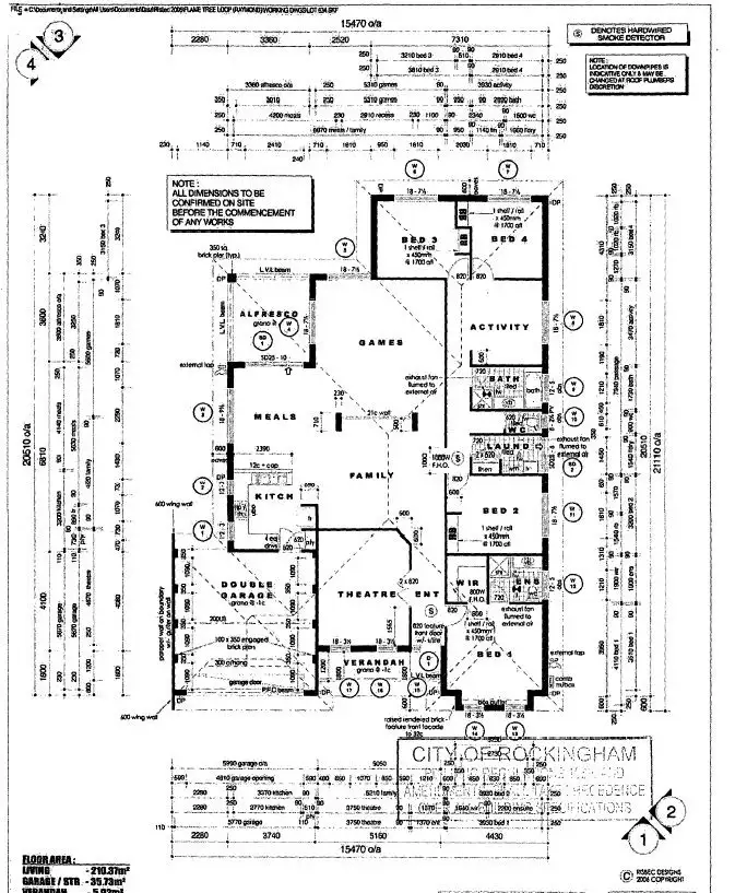Floorplan of Homely house listing, 28 Flame Tree Loop, Baldivis WA 6171