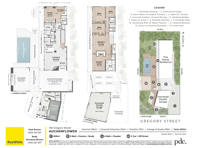 Floorplan of Homely house listing, 136 Gregory Street, Auchenflower QLD 4066