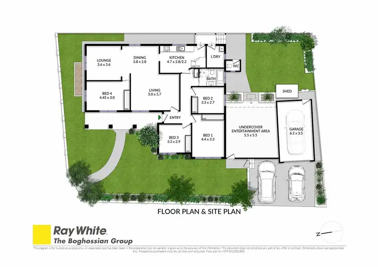 Floorplan of Homely house listing, 40 Roseview Avenue, Roselands NSW 2196
