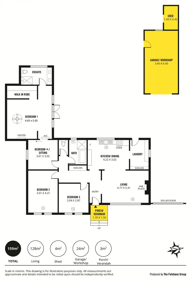 Floorplan of Homely house listing, 13 Karyn Crescent, Reynella SA 5161