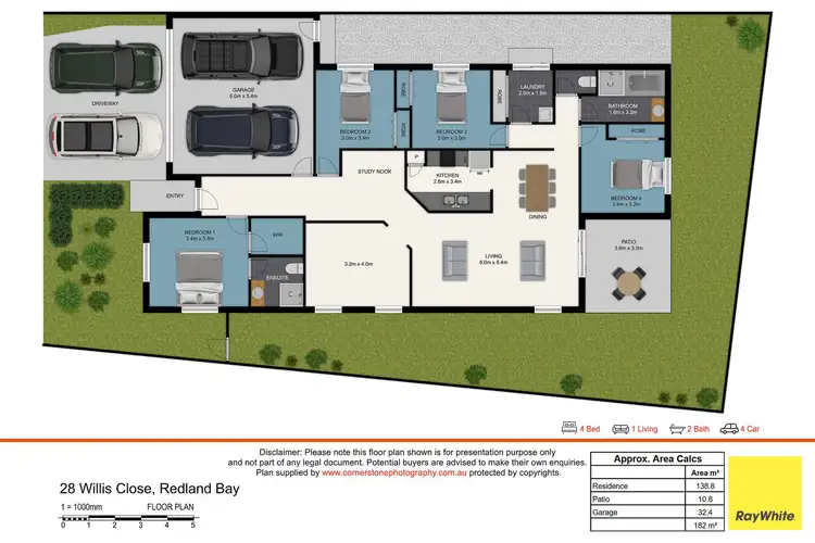 Floorplan of Homely house listing, 28 Willis Close, Redland Bay QLD 4165
