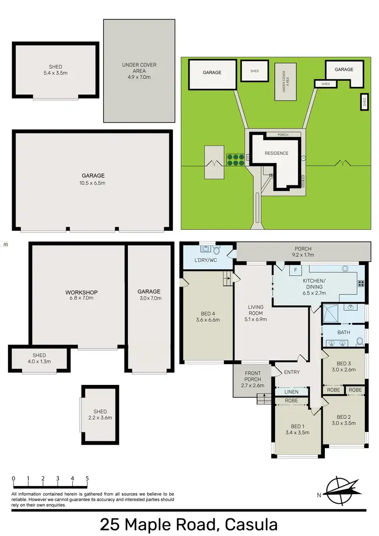 Floorplan of Homely house listing, 25 Maple Road, Casula NSW 2170
