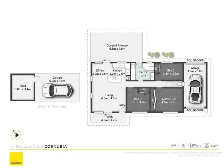Floorplan of Homely house listing, 33 Beacon Drive, Cornubia QLD 4130